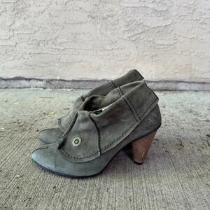 FLY LONDON OLIVE SUEDE BOOTS